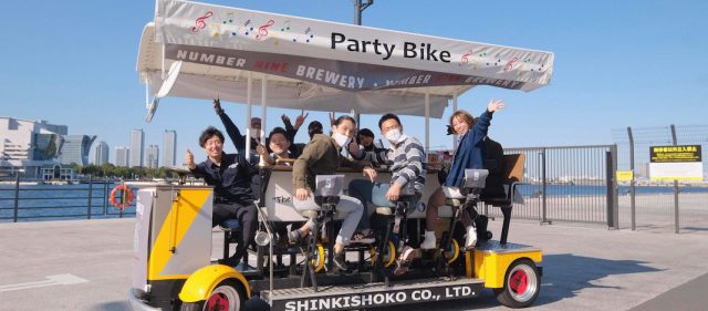 Read more about the article 横浜でビアバイクが走る